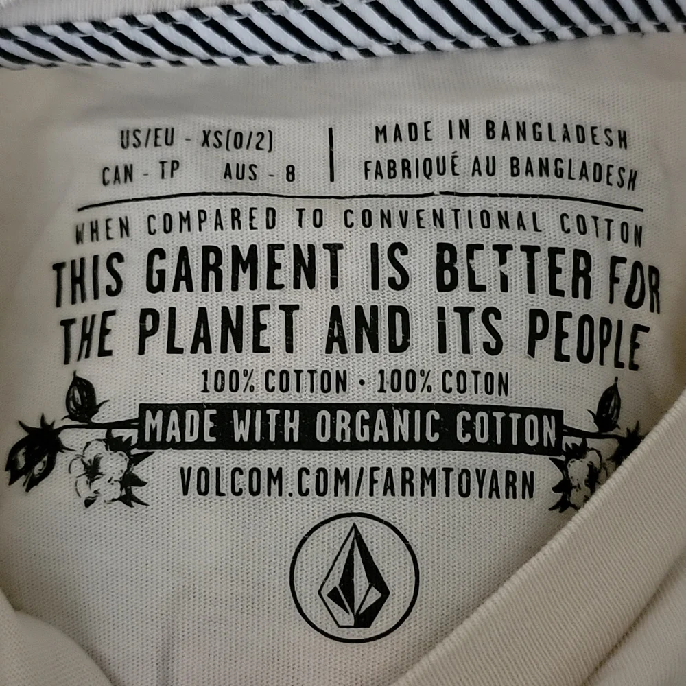 Volcom Cream Stonefest Shirt Size XS - Picture 5 of 6